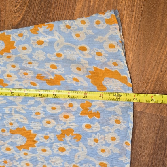 Olivia James Bea Top, Blue Floral Vine - Picture 11 of 11